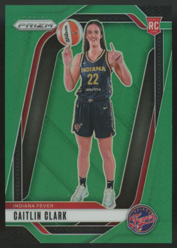 2024 Panini WNBA Prizm Caitlin Clark RC Green #145