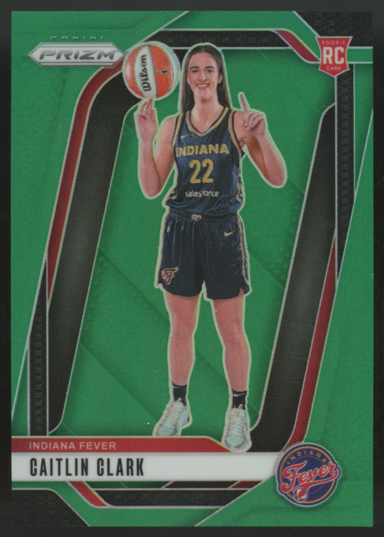 2024 Panini WNBA Prizm Caitlin Clark RC Green #145