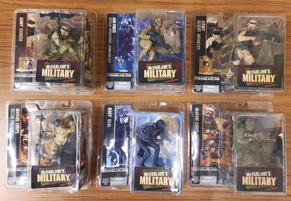 2005 McFarlanes Military Series Debut Full Set of 6 SEE DESCRIPTION