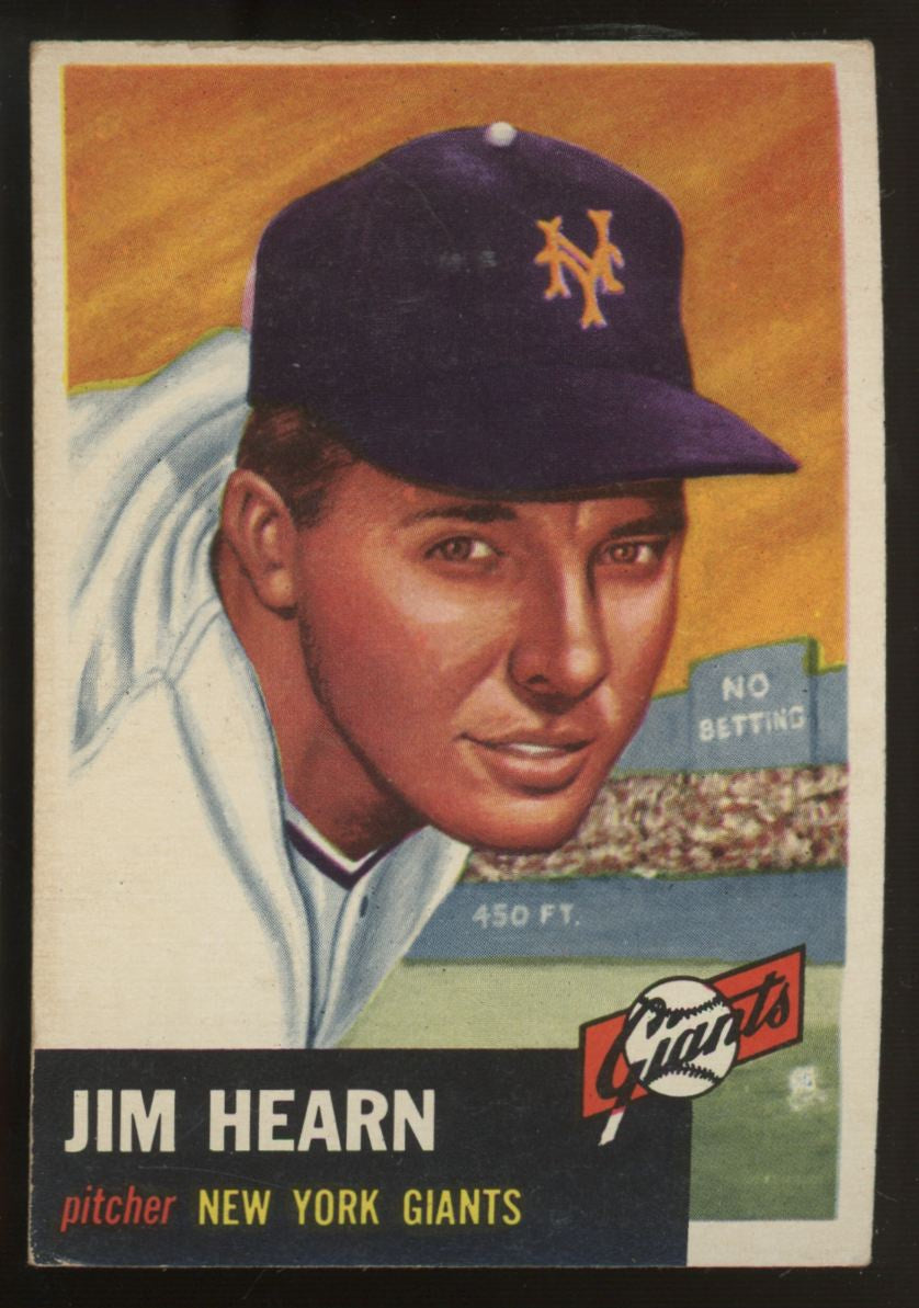 1953 Topps Jim Hearn #38 VG/EX