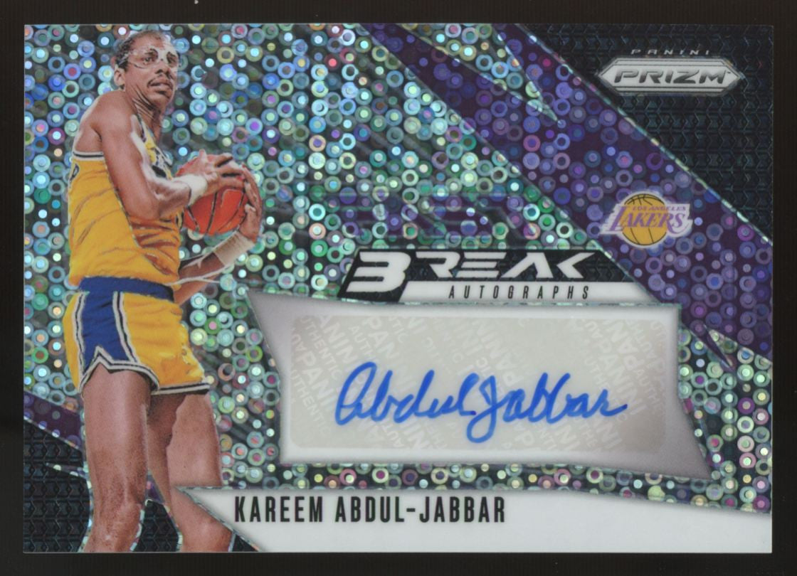 2024-25 Panini Prizm Kareem Abdul-Jabbar Fast Break Auto #FB-KAJ