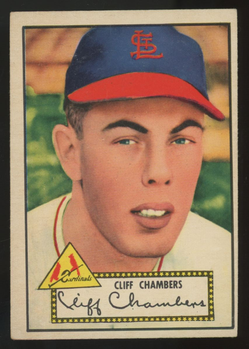 1952 Topps Cliff Chambers #68 VG/EX