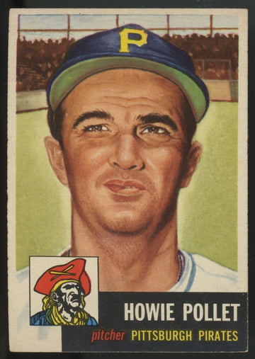1953 Topps Howie Pollet #83 EX/MT "A"