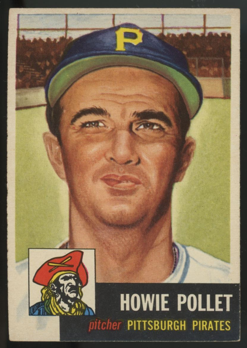 1953 Topps Howie Pollet #83 EX/MT "A"