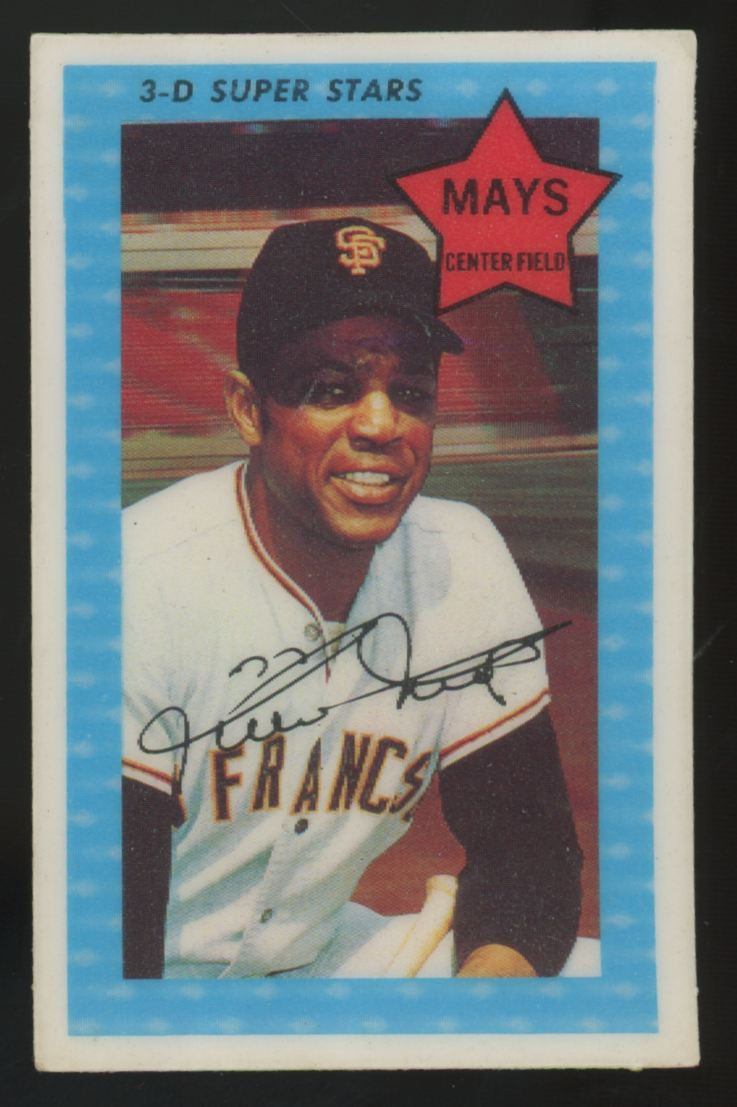 1971 Kellogg's Willie Mays 3-D Superstars #10 VG