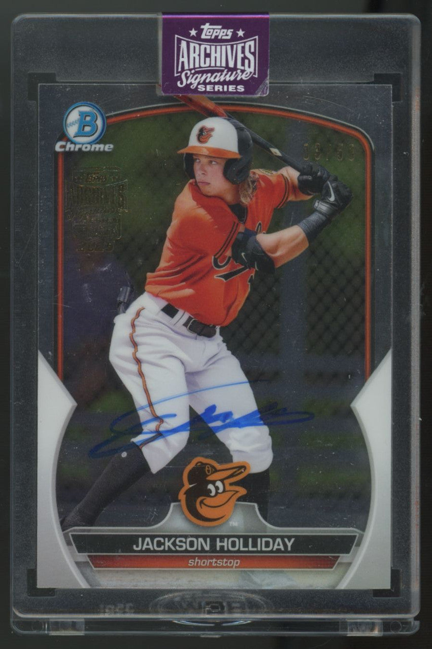 2025 Topps Archives Signature Series Jackson Holliday Auto /50 #BCP-20