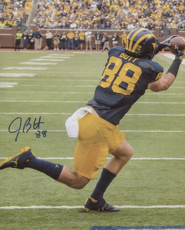 Jake Butt Autographed 16x20 Photograph - Catch