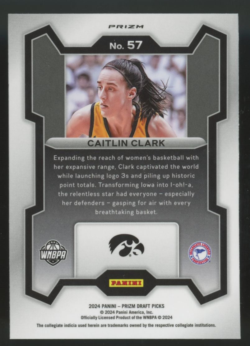 2024 Panini Prizm Draft Caitlin Clark RC Silver #57