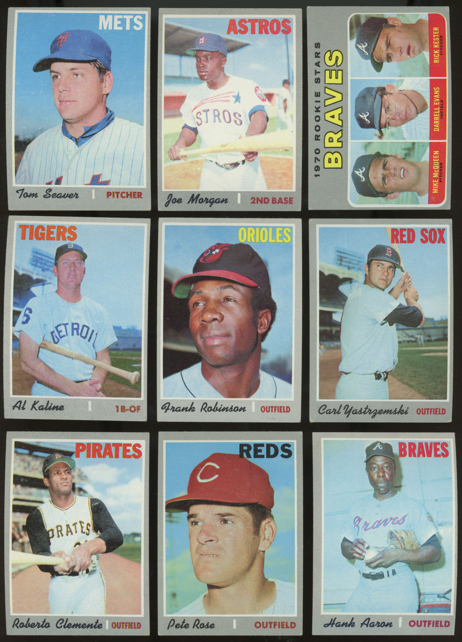 1970 Topps Baseball Complete Set (720) VG-EX Overall