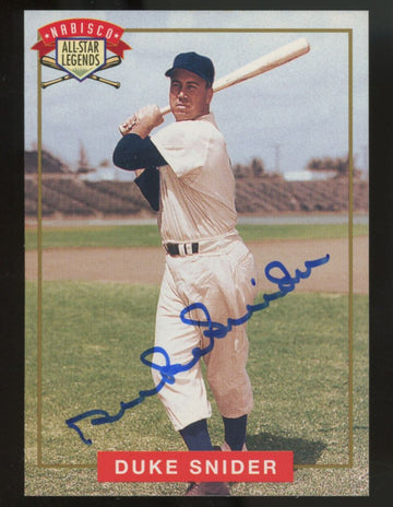 1994 Nabisco Duke Snider All-Star Legends Auto "A"