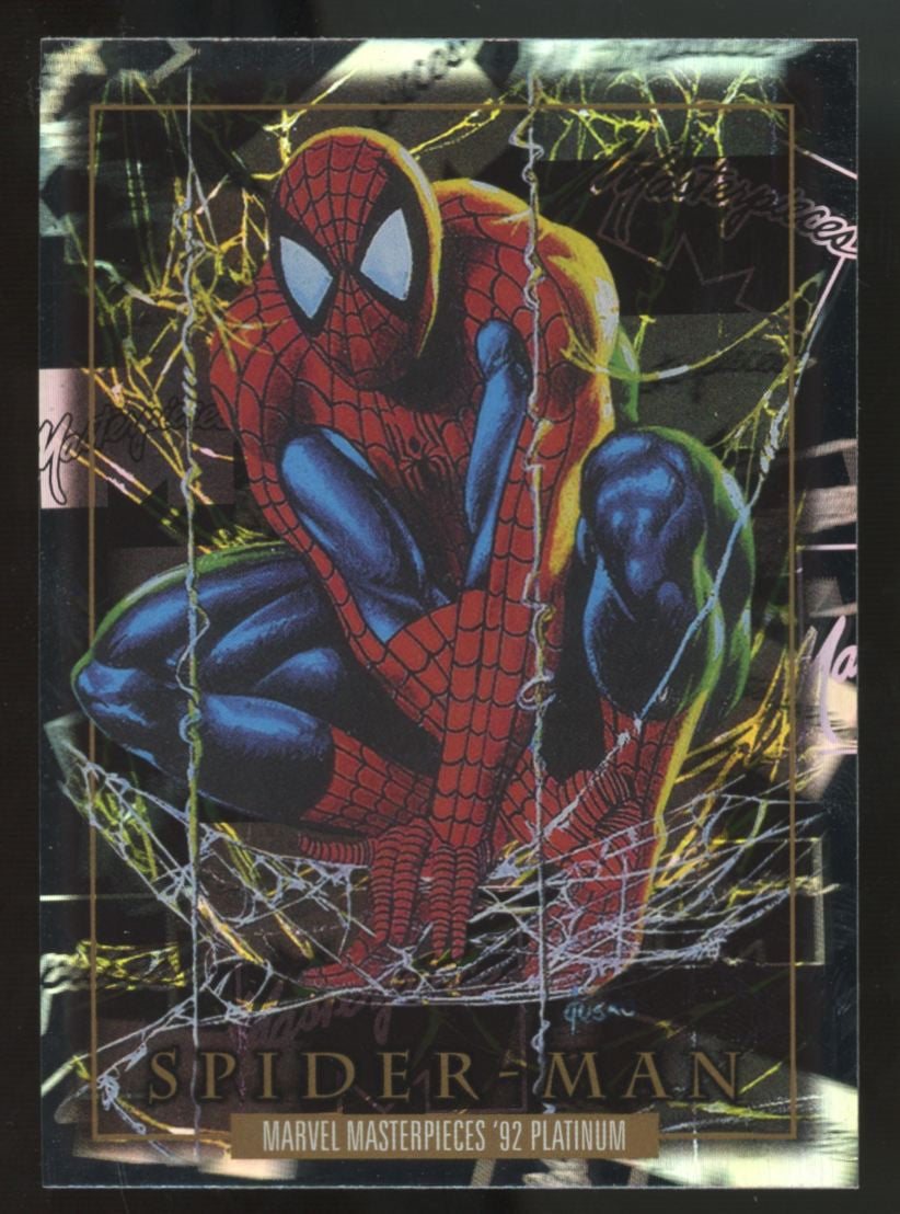 2024 UD Marvel Masterpieces 92' Platinum Spider-Man Holofoil #87