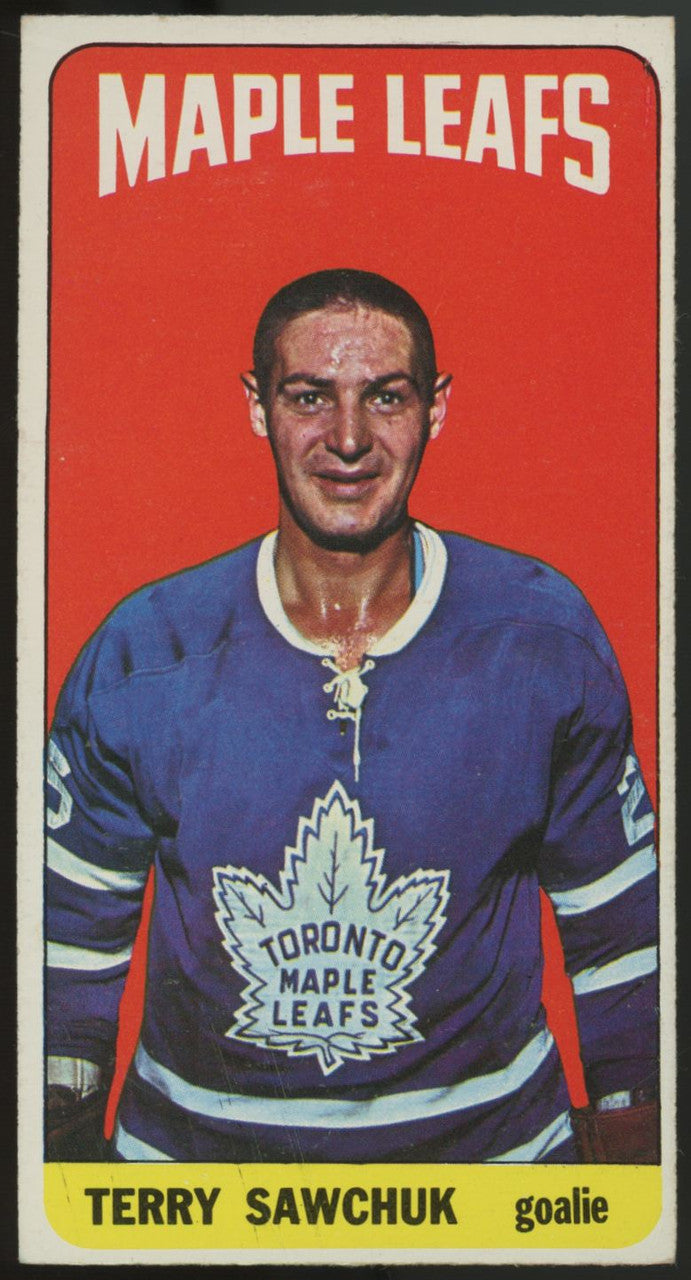 1964/65 Topps Hockey Terry Sawchuk Tall Boy #6 EX+