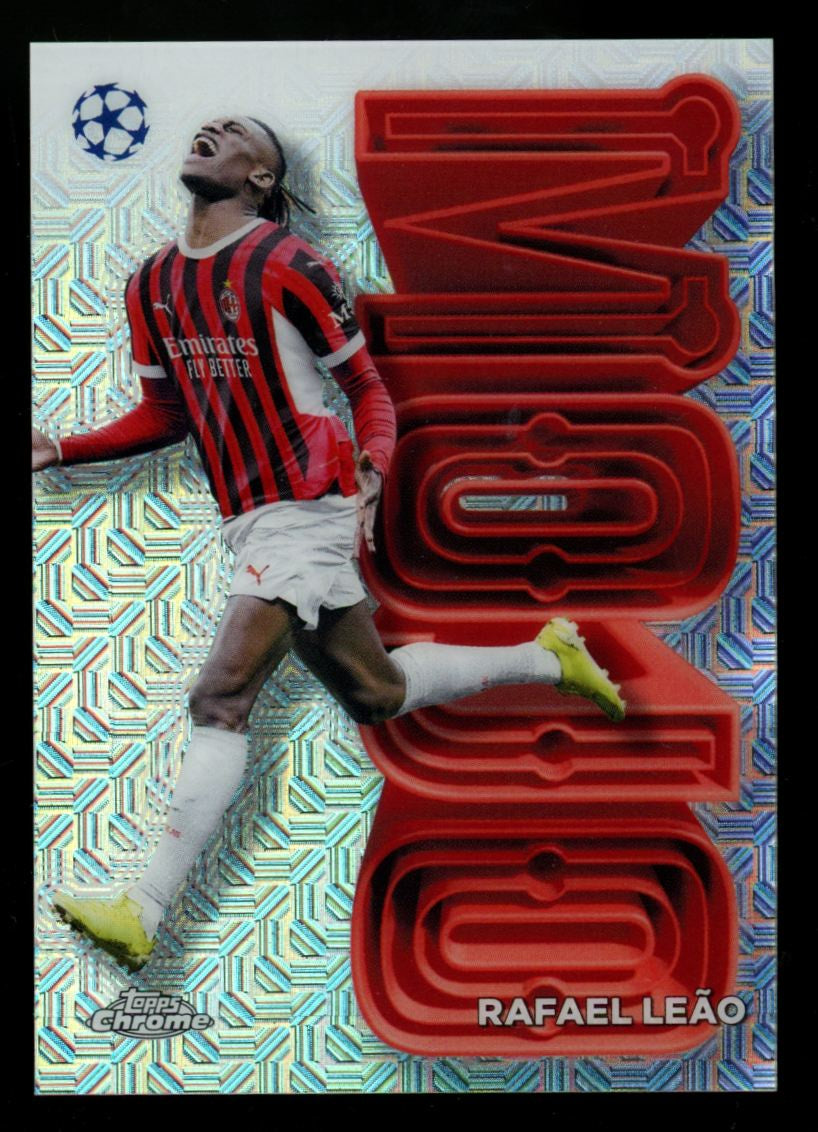 2024-25 Topps Chrome UEFA Club Competitions Rafael Leao Mojo SSP #MJ-1