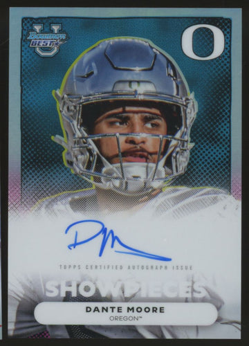 2025 Bowman University's Best Dante Moore Showpieces Auto Variation #BSA-DM