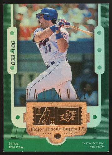 1999 Upper Deck SPx Mike Piazza Radiance /100 #54