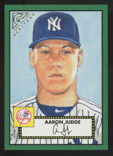 2018 Topps Gallery Aaron Judge Green Heritage /250 #H-39