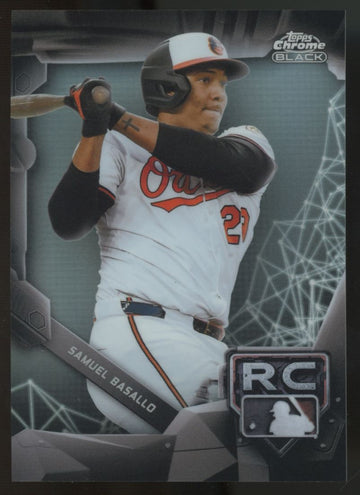 2026 Topps Chrome Black Samuel Basallo RC Image Variation SSP #41