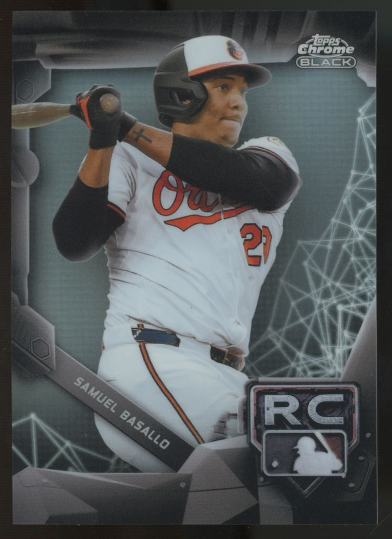 2026 Topps Chrome Black Samuel Basallo RC Image Variation SSP #41