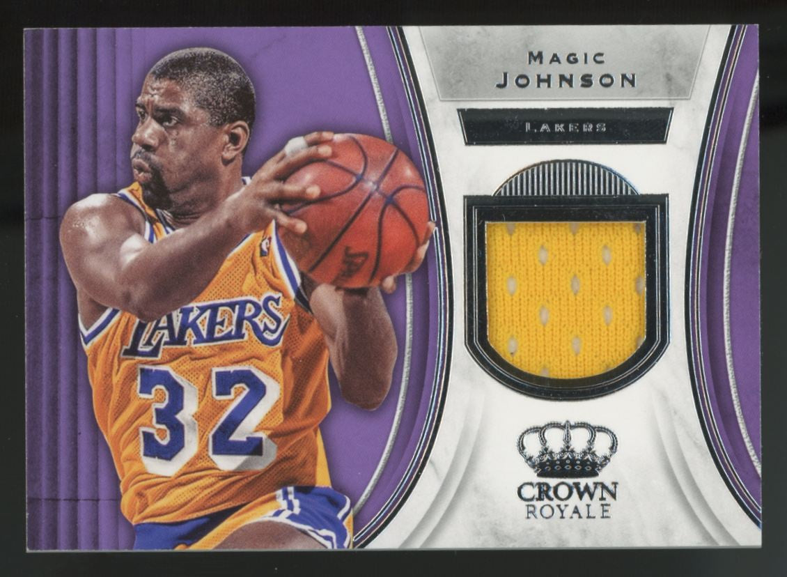2018-19 Panini Crown Royale Magic Johnson Patch #J-MJ