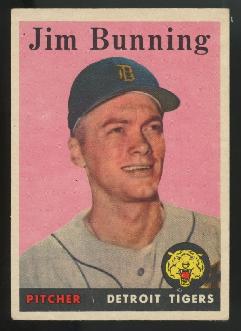 1958 Topps Jim Bunning #115 VG/EX