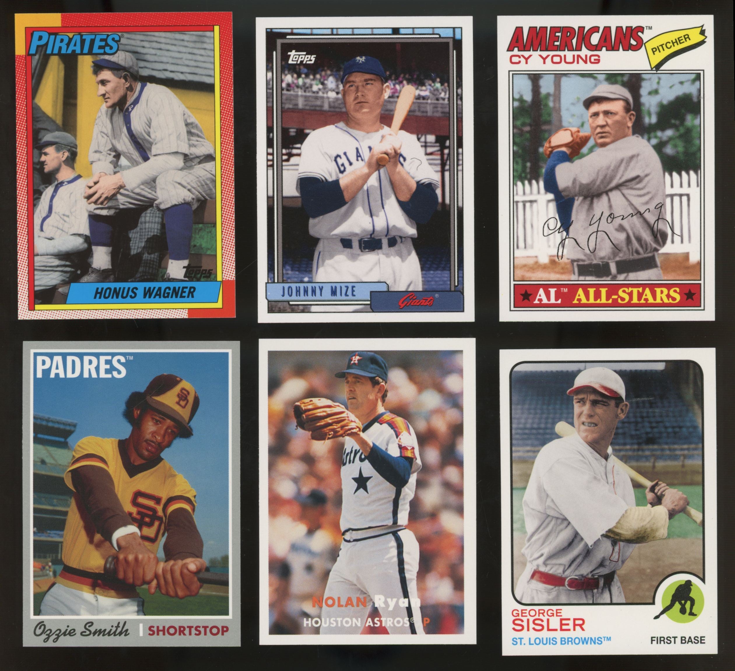 2010 Topps Baseball Vintage Legends Collection Complete Set (50/50)