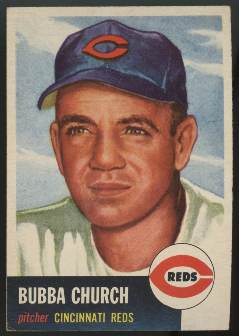 1953 Topps Bubba Church #47 EX+ "A"