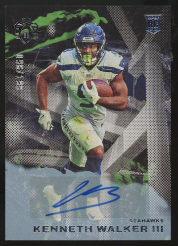 2022 Panini Chronicles Gridiron Kings Kenneth Walker III RC Auto /199 #GK-16
