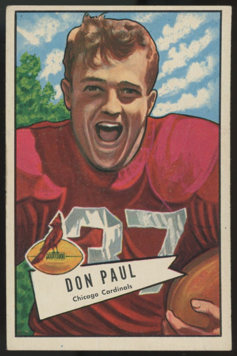1952 Bowman Large Don Paul #103 VG/EX