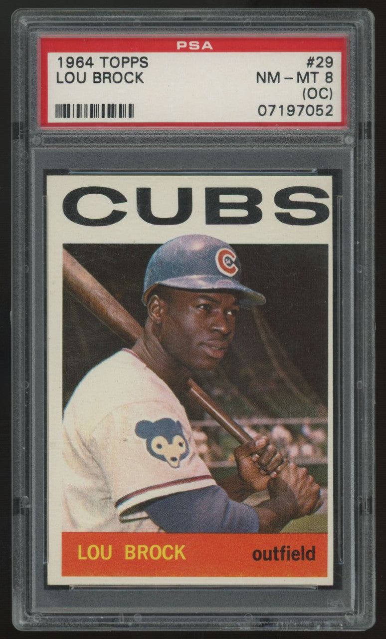 1964 Topps Lou Brock #29 PSA 8 (OC)