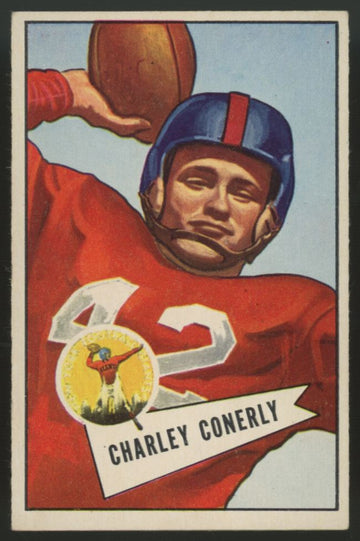 1952 Bowman Small Charley Conerly #63 EX