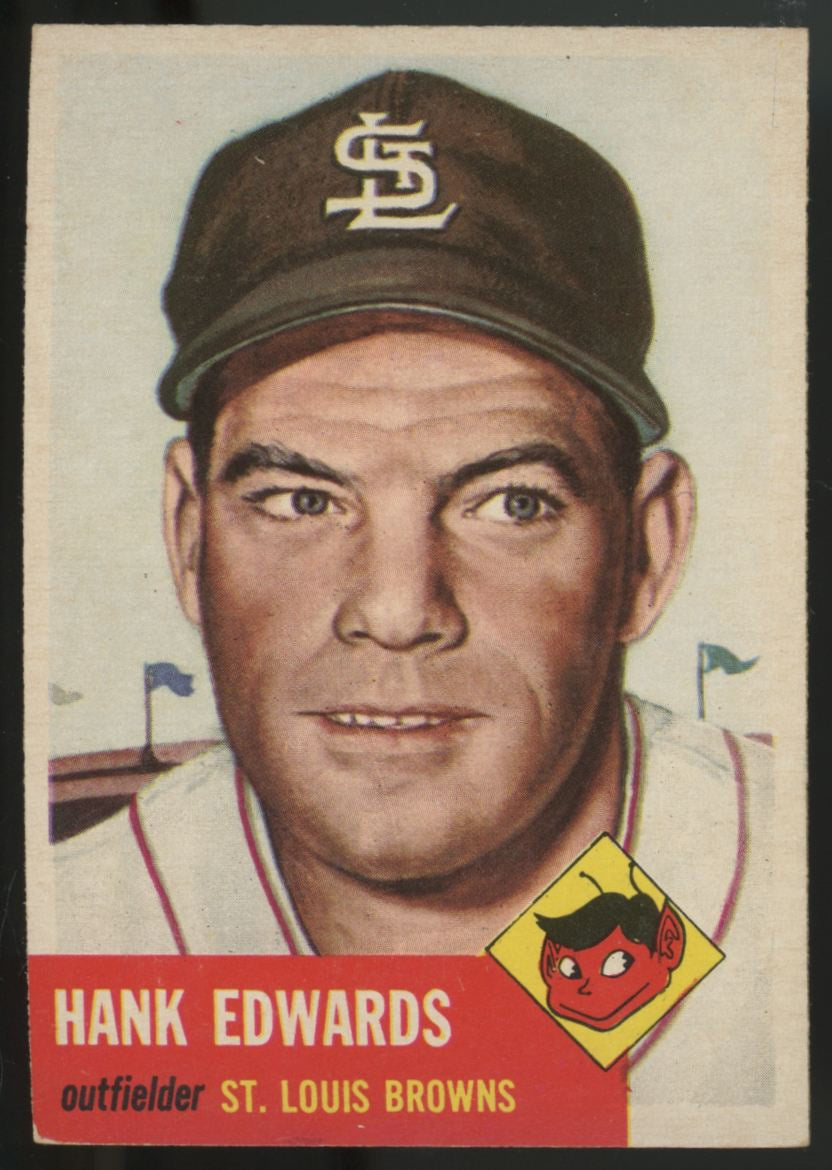1953 Topps Hank Edwards #90 EX/MT
