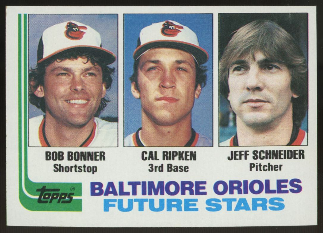 1982 Topps Cal Ripken, Bonner, Schneider #21 EX/MT