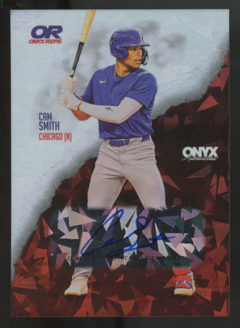 2024 Onyx Rips Cam Smith Red Ice Auto /465 #RACASM "B"