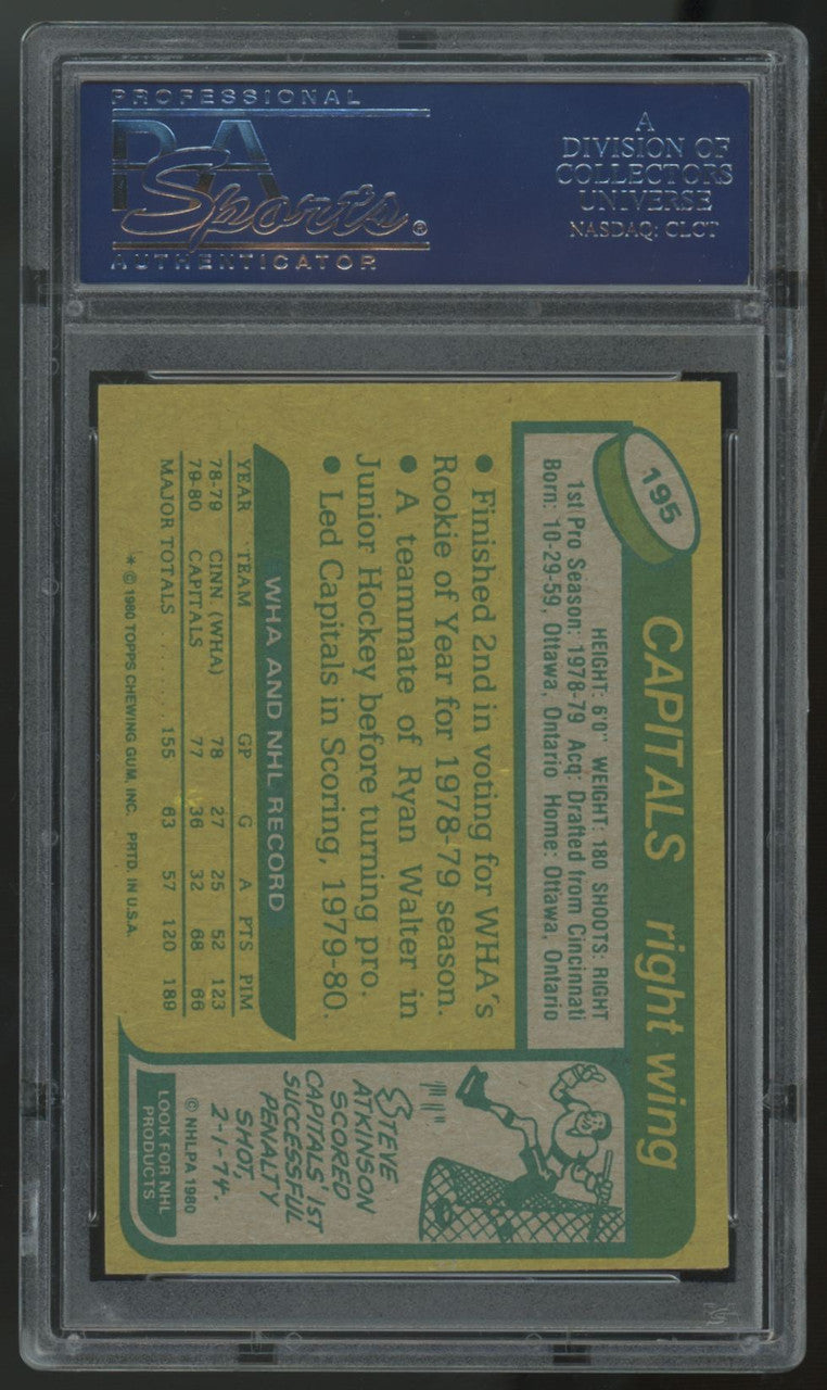 1980-81 Topps Mike Gartner RC #195 PSA 8