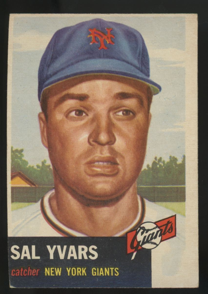 1953 Topps Sal Yvars #11 EX (OC)