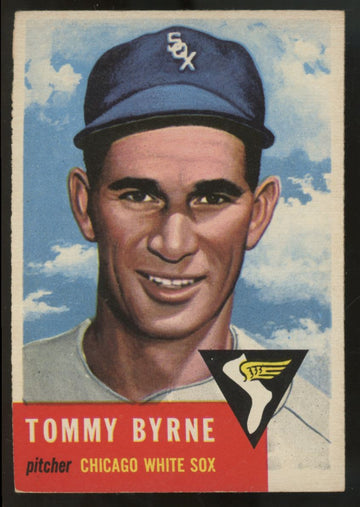 1953 Topps Tommy Byrne #123 EX "A"