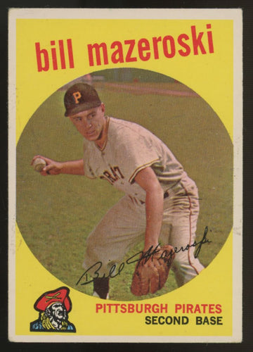 1959 Topps Bill Mazeroski #415 VG - VG/EX