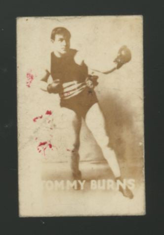 1948 Topps Magic Tommy Burns Boxing Champions #1