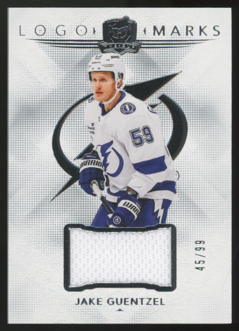 2024-25 Upper Deck The Cup Jake Guentzel Logo Marks Patch /99 #LM-JG
