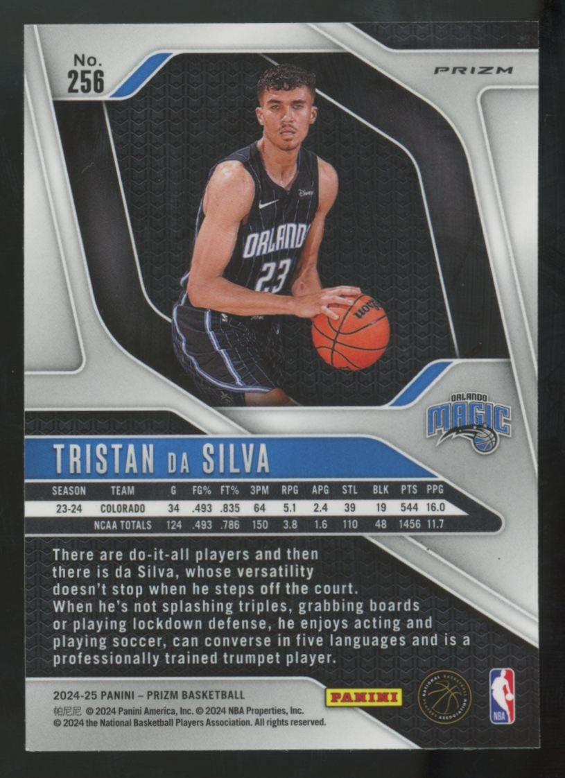 2024-25 Panini Prizm Tristan Da Silva RC Snakeskin SSP #256