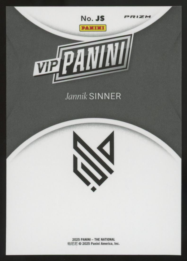 2025 Panini The National Jannik Sinner Baja Stripe Prizm #JS
