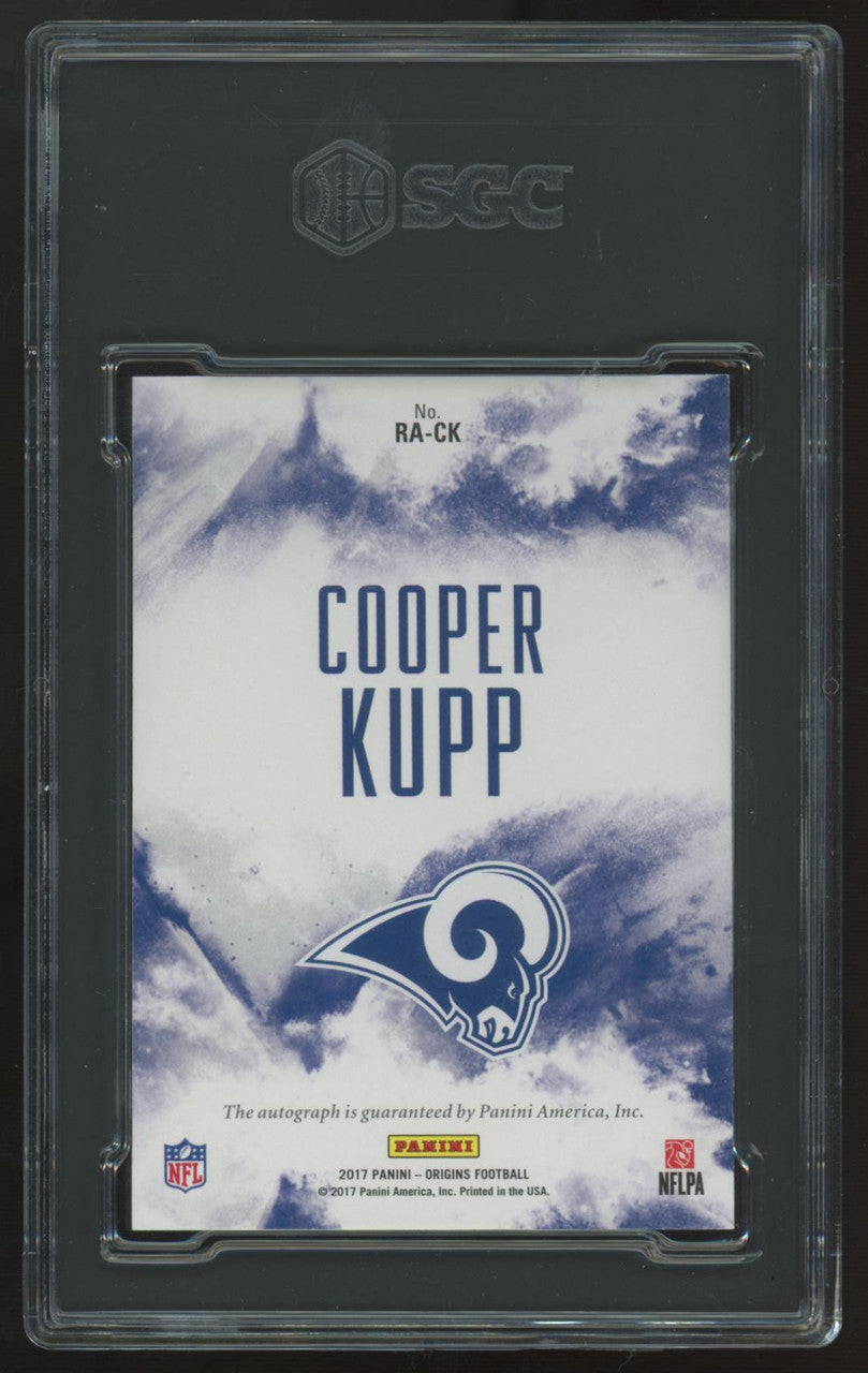 2017 Panini Origins Cooper Kupp RC Red Auto /99 #RA-CK SGC 9.5 10