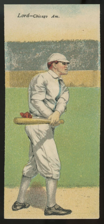 1911 T201 Mecca Double Folders Harry Lord/Patsy Dougherty EX