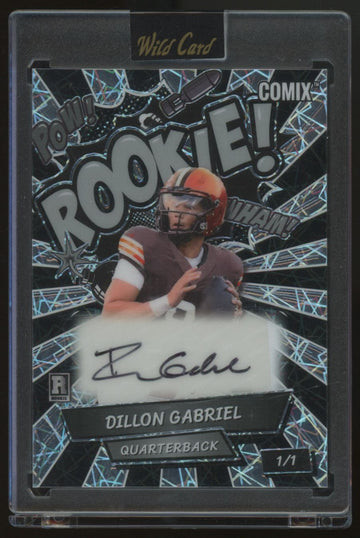 2025 Wild Card Comix Dillon Gabriel RC Auto 1/1 #ACRBK-DG-A