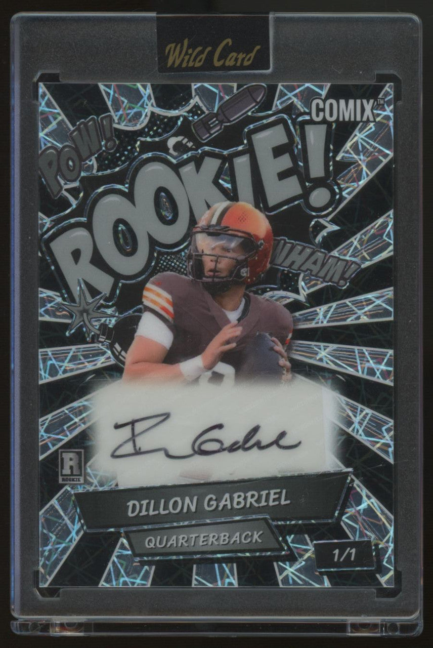2025 Wild Card Comix Dillon Gabriel RC Auto 1/1 #ACRBK-DG-A