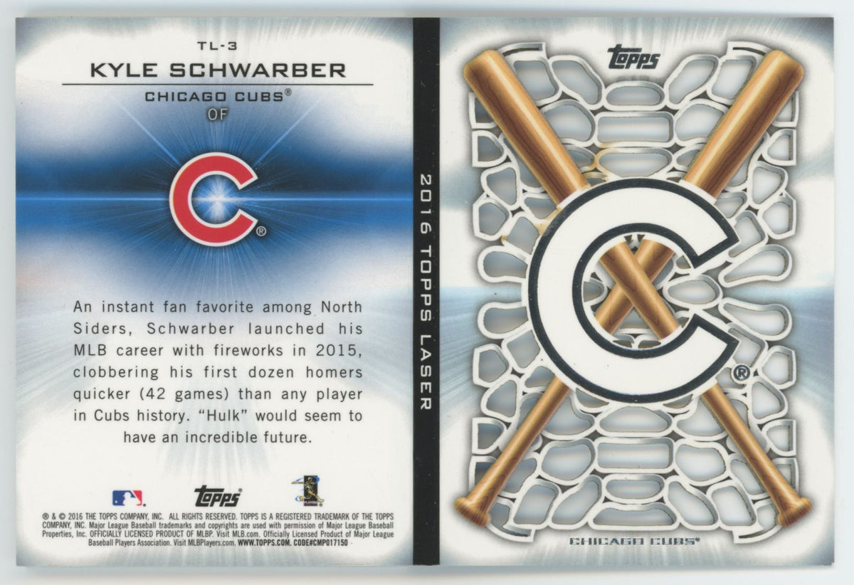 2016 Topps Series One Kyle Schwarber RC Laser #TL-3