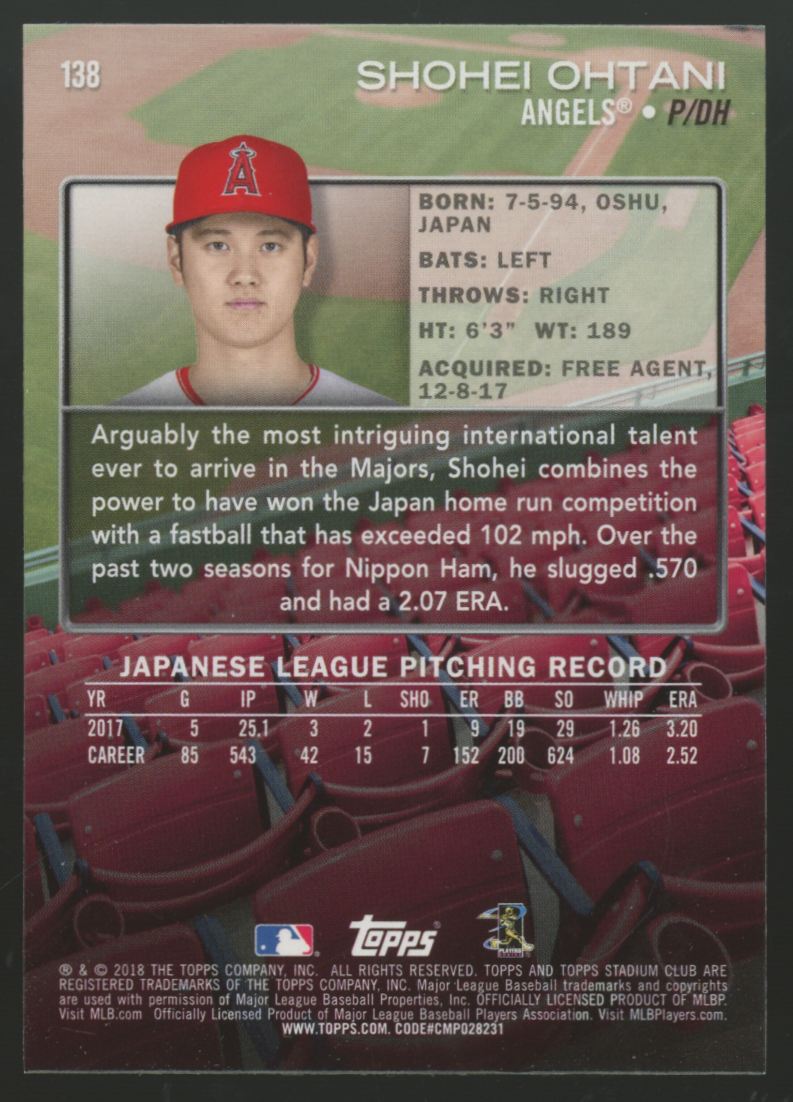 2018 Topps Stadium Club Baseball Complete Set (300/300)
