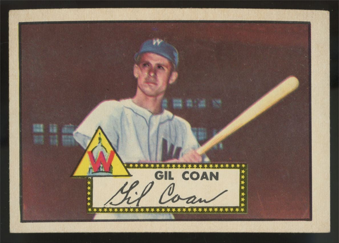 1952 Topps Gil Coan #291 EX