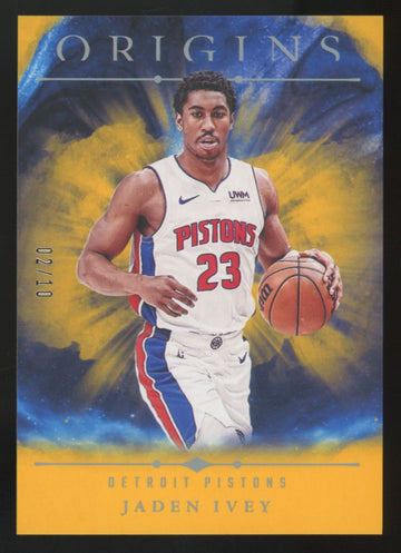 2024-25 Panini Origins Jaden Ivey Gold /10 #25