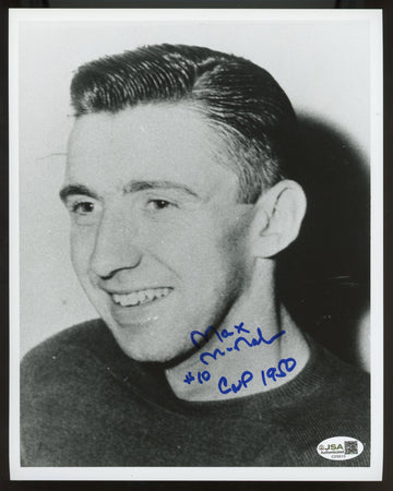 Max McNab Signed Autographed 8x10 Photo w/Inscription JSA Authentic
